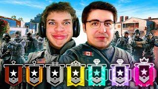 Shroud and Jynxzi 2v2 ALL Ranks in Rainbow 6 Siege (FULL GAMES W/ CAMS)