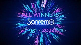 All Winners of Sanremo (1951 - 2022)