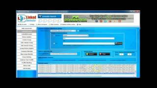Linkedin search module using keyword or URL