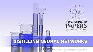 Distilling Neural Networks | Two Minute Papers #218