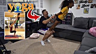 YOGA CHALLENGE WITH MY SISTER EMMALI WAY PT2