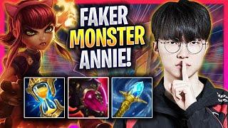FAKER IS A MONSTER WITH ANNIE! - T1 Faker Plays Annie MID vs Qiyana! | Season 2024