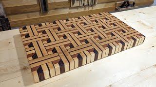 Making a 3D Basket Weave End Grain Cutting Board