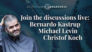 Upcoming Q&As with Michael Levin, Bernardo Kastrup & Christof Koch