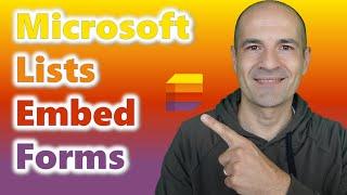 How to embed the new Microsoft Lists Form in SharePoint pages or Teams tab