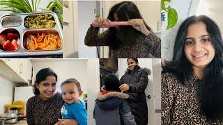 How do I take care of my 2 kids,Mother in law & my husband |Spinach Rice for my husband & son’s box