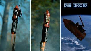 I Launched my Lego Star Wars Figures into Space!  Amazing Super Slow Motion 3000FPS