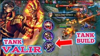 The Best Tank Build for Valir - Mlbb Best Build and Gameplay