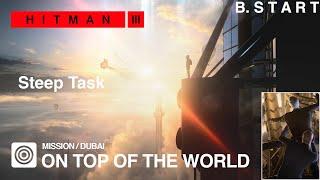 히트맨 3 | On Top Of The World 미션 Steep Task 챌린지 / 아랍 에미리트 두바이 (Assassination)