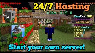 How to create a Craftsman and Mastercraft and McPE 0.14x and 0.15.10 servers (New 24/7 Hosting!)