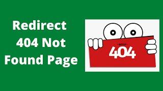 How to redirect 404 error page in WordPress [ 404 not found Error ]