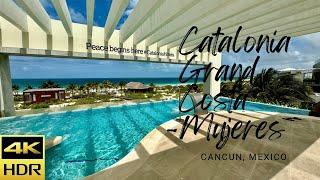 [4K HDR] Catalonia Grand Island Mujeres Resort Walking Tour | June 2024 Cancun