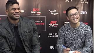 Alistair Overeem UFC Busan interview - 'I'm pretty again' after lip surgery
