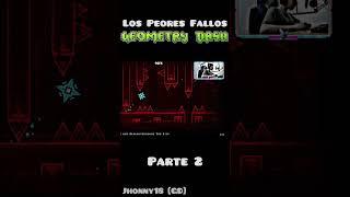 Los Peores Fallos de Geometry Dash Parte 2 #geometrydash #gd #shorts #failed #gddemon #fyp