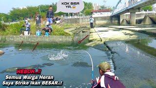 Rejeki..! Saat Mancing Dapat Ikan Besar Sampai Heran Pemancing Lain