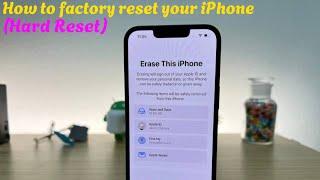 How to Reset iPhone to Factory Settings without Computer/iTunes [2024 Full Guide]