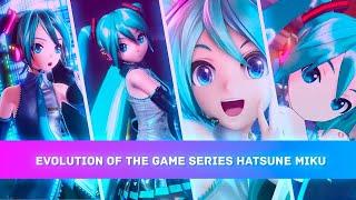 Evolution of the game series Hatsune Miku 2