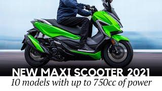 10 New Maxi Scooters Bringing Muscular Performance into Everyday Riding of 2021