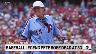 Pete Rose, the embattled MLB legend and former Phillies player, dies at 83