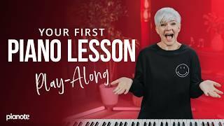 How To Play Piano (Easy Beginner Lesson)