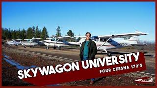 Four Cessna 172s