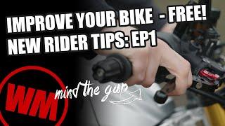 Top 5 ways to improve your motorcycle for free (new rider tips)