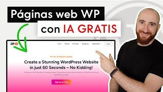 Crea Páginas Web WordPress con Inteligencia Artificial (GRATIS)