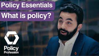 What is policy?