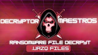 Uazq File Virus Ransomware [.Uazq ] Removal and Decrypt .Uazq Files