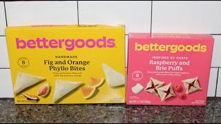 BetterGoods by Walmart: Fig & Orange Phyllo Bites and Raspberry & Brie Puffs Review