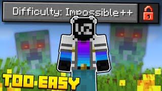 I Beat Fundy's NEW "IMPOSSIBLE" Difficulty in Minecraft (first try)