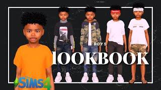 Sims 4 CAS | Boys Lookbook + CC Folder