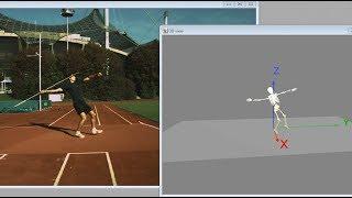 Javelin throw analysis - markerless motion tracking