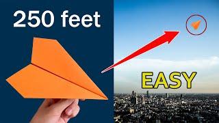 How To Make Paper Airplane That Flies Far / Fold Easy Plane