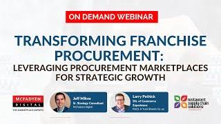 Transforming Franchise Procurement: Leveraging Marketplaces for Strategic Growth