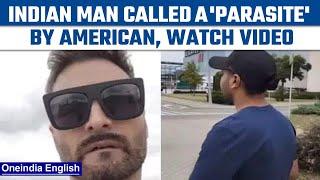 American man racially abuses Indian in Poland, calls him a 'Parasite' | Oneindia news *News