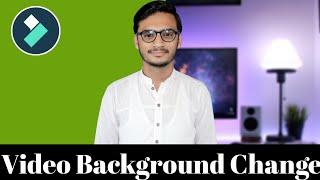 How To Remove Background In Video Using Filmora 9 || Green Screen Removal