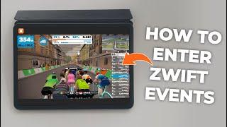 How to Enter ANY event on Zwift *DESKTOP, MOBILE & IN-GAME*