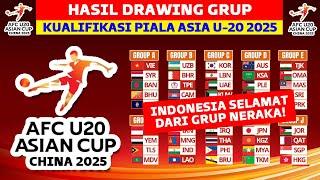 RESMI! Hasil Drawing Kualifikasi Piala Asia U20 2025 - Jadwal Kualifikasi Piala Asia U20 2025