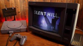 Silent Hill (PS1) Sony Trinitron KTX-1420UB Viewdata pt1 livestream ️REAL CRT MONITOR FOOTAGE️