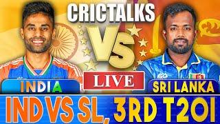 Live: IND Vs SL, 3rd T20I | Live Scores & Commentary | India vs Sri Lanka | 2024 Series