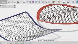 How to make a wire net / wire grill / wire mesh in fusion 360 - fusion 360 tutorial