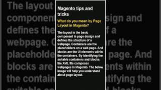 Magento tips and tricks   #Magento #shorts #javascript #nodejs #python #programming #mysql  #react