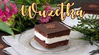 WUZETKA Rezept | Polnischer Schoko Blechkuchen mit Sahne & Kirschen backen | absolut lecker!