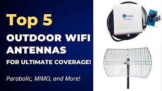 Best Outdoor WiFi Antennas | Parabolic, MIMO, and More! | w/ English Subtitles