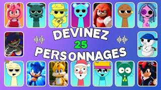 Devinez les personnages d'INCREDIBOX SPRUNKI + SONIC 3 par EMOJI et VoixSantaSonicShadow️