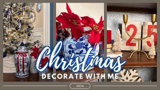 NEW 2024 CHRISTMAS DECORATE WITH ME/ DECORATING FOR CHRISTMAS/ SOUTHERN TRADITIONAL CHRISTMAS DECOR