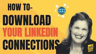 How to download your LinkedIn data files