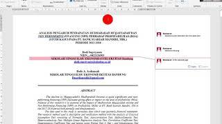 Contoh Review Artikel Jurnal