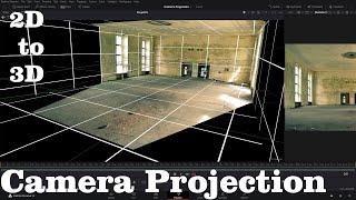 Camera Projection In Davinci Resolve 16 | 2D to 3D!